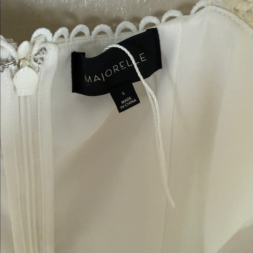 MAJORELLE Scarlett Romper in Cream - Picture 3 of 7
